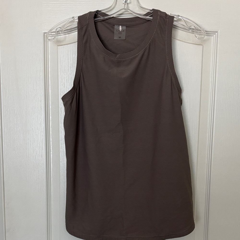 CALIA by Carrie Underwood Chocolate Tank Top